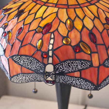 Lampa Stołowa Dragonfly flame (64093) Tiffany