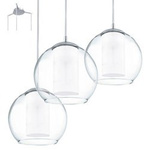 Lampa wisząca BOLSANO chrom (92762 - EGLO) - żyrandol