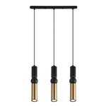 Lampa Wisząca Isidora (PND-14290-3A-BK-BRO) - Italux