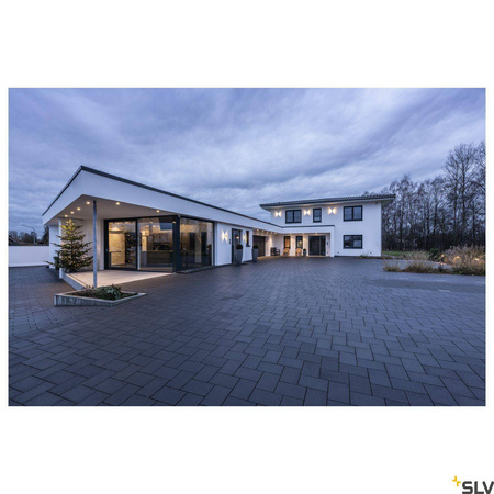 PATTA-I, lampa wpuszczana, LED, 3000K, okrągła, biała matowa, 38°, z zasilaczem (114421) - SLV