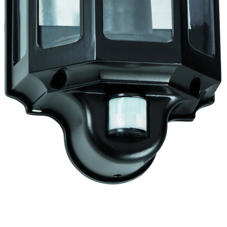 Kinkiet Traditional PIR half lantern IP44 60W (1818PIR) - Saxby