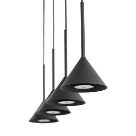 Lampa wisząca CONO BLACK MINI 4 (10305) - TK Lighting