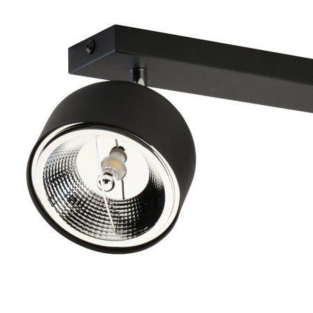 Lampa sufitowa ALTEA czarna 3 PŁ + ŻARÓWKI (6520) - TK Lighting