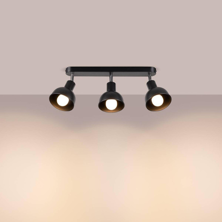 Plafon ELBA 3 czarny (SL.1318) - Sollux Lighting