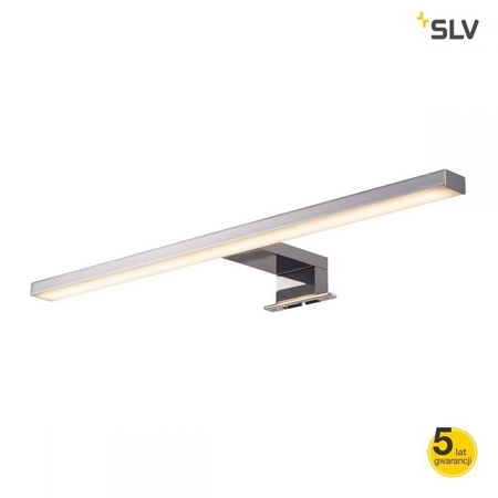 DORISA LED lampa lustro, długi, chrom, 4000K, IP44