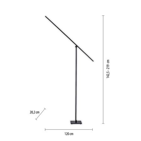 Lampa podłogowa PURE-GRAFO (407-18) - Paul Neuhaus