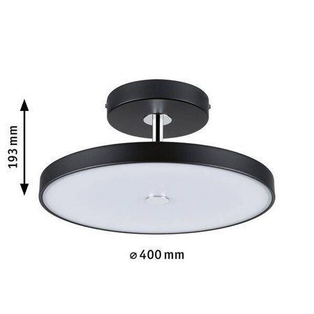 Oprawa sufitowa HILDOR LED DIM 2700K czarny matowy Ø 40 (PL96781) - PAULMANN
