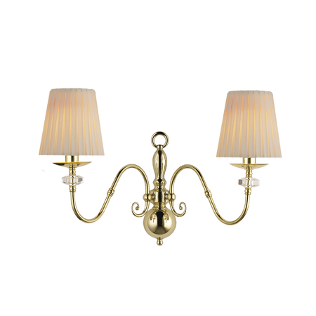 Kinkiet Lilosa 2 - Mosiądz polerowany (410 mm)   (8399) - Amplex