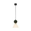 PENDANT LAMP E14 MAX 15W GREEN MARBLE - BRASS (23238 Zambelis) - Zambelis