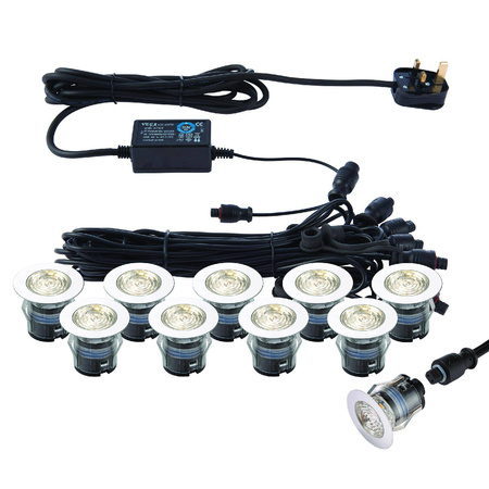 IkonPRO CCT 3000K/4000K 35mm kit IP67 0.75W (73348) - Saxby