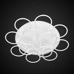Altavola Design: Plafon Ledowe Okręgi 12 biały in 3k (LA078/CE_12_in_3k_white) - ALTAVOLA DESIGN