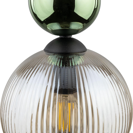 SOPHIA GREEN COGNAC LAMPA WISZĄCA 1XE14 (11145) - TK Lighting