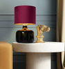 Lampa stojąca LORA CZARNY/BORDO (41058111) - KASPA