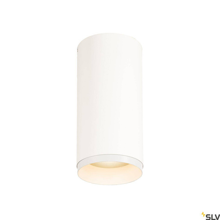 NUMINOS® CL PHASE M, wewnętrzna oprawa sufitowa natynkowa LED, biała/czarna 3000 K 36° (1004231) - SLV