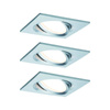 Zestaw Oprawa wbudowana Nova Plus Coin ściemniana ruchoma LED 3x6,8W 633lm 2700K Aluminium (PL93680) - PAULMANN