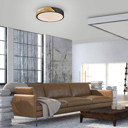 LAMPA SUFITOWA BILA BLACK (14288-18) - Paul Neuhaus