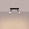 Plafon WINX 2 czarny/chrom (SL.1367) - Sollux Lighting