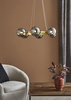 CIRCLE Wisząca 6L Gold/Smoke