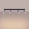 Plafon WINX 4L czarny/chrom (SL.1371) - Sollux Lighting