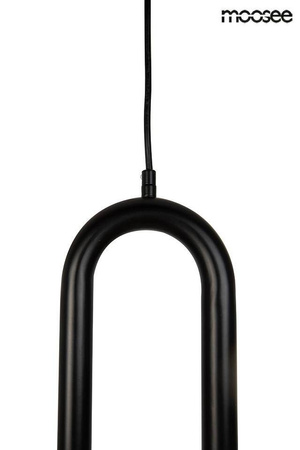 Nowoczesna lampa wisząca do salonu PUZO S czarna  (MSE1501100419) - Moosee
