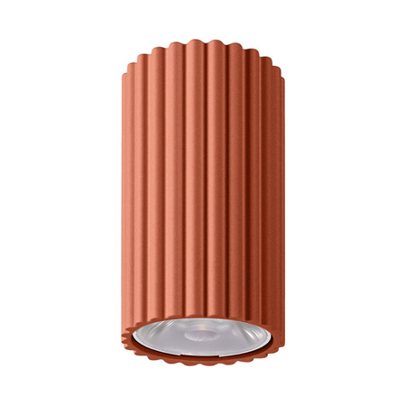 Nowoczesna lampa na sufit IVAR ochra czerwona LED 3000K Push dimm/DALI2 (TH.591) - Thoro Lighting