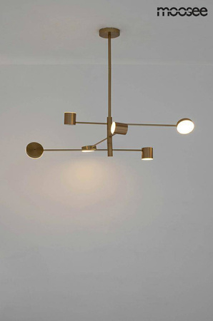 MOOSEE lampa wisząca PIAZETTA złota (MSE010100124) - Moosee