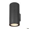 ENOLA ROUND UP/DOWN L, lampa ścienna natynkowa LED outdoor, kolor antracytowy CCT 3000/4000K (1003441) - SLV
