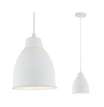 Neordic Hilla lampa wisząca max. 1x40W E27 biały 230V metal (PL79764) - PAULMANN