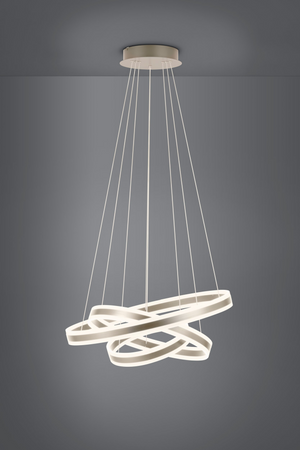 Lampa wisząca TONARELLA kolor szampański (39314) - EGLO