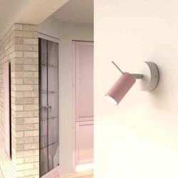 Kinkiet PRESTON PINK/WHITE 1x mini GU10 (MLP7626) - Milagro