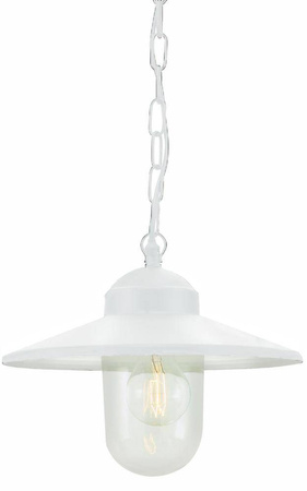 Lampa wisząca zewnętrzna KARLSTAD 230A WHITE E27 LED 9W Norlys