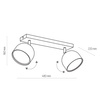 Lampa sufitowa ALTEA biała 2 PŁ + ŻARÓWKI (6513) - TK Lighting