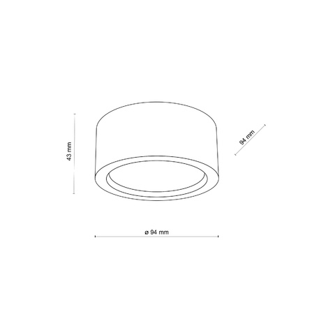 Plafon EVE WOOD BUK (10123) - TK Lighting