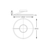 Lampa sufitowa MALU (MX3689-1L-3BGT) - Zuma Line
