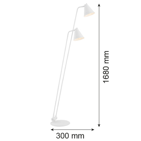 Lampa podłogowa 2 pł. AVALONE (7076) - Argon