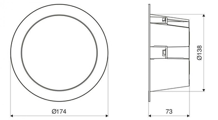 Oświetlenie wewnętrzne RS PRO DL 150 SC, Steinel (ST084998) - STEINEL