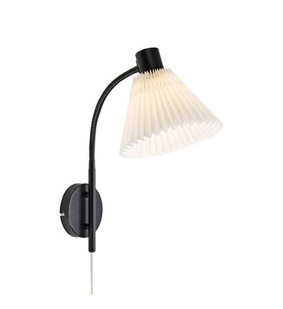 Kinkiet MIRA 1L Black/White (108752) Markslojd