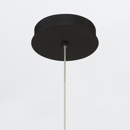 Lampa wisząca Cumberland - 1 źródło światła - Matowa czerń (QN-CUMBERLAND-1P-BK) - Quintiesse