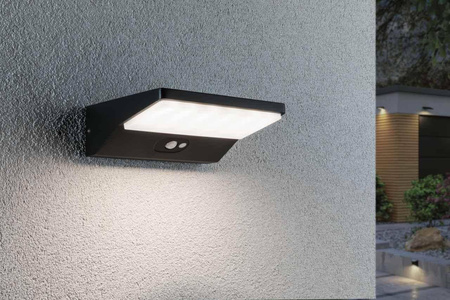 Oprawa elelewacyjna RONEA LED 9W czujnik ruchu 180x150mm 3000K IP54 230V ciemno szary aluminium (PL94333) - PAULMANN