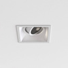 Lampa Wpuszczana Minima Slimline Square Adjustable Fire-Rated Matowy Biały (1249042) - Astro Lighting