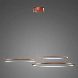 Lampa wisząca Ledowe Okręgi No.3  Φ80 cm in 4k  miedziana Altavola Design (LA075/CO3_80_in_4k_copper) - ALTAVOLA DESIGN