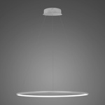 Lampa wisząca Ledowe Okręgi No.1 60 4k srebrna Dali (LA073/P_60_in_4k_silver_Dali) - ALTAVOLA DESIGN