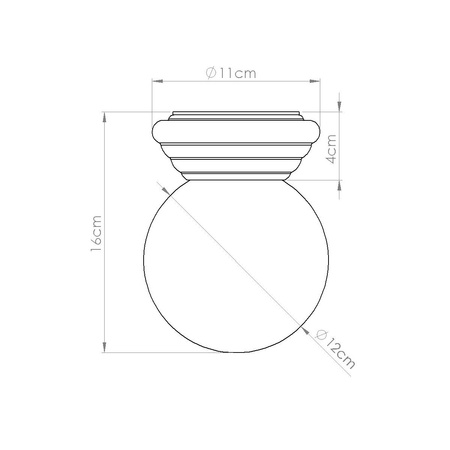 Plafon ZORI ultramaryna IP44 (SL.1902) - Sollux Lighting