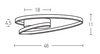 CEILING LIGHT LED 46W WHITE (180054 Zambelis) - Zambelis