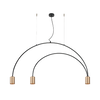 PENDANT LAMP 3XGU10 BLACK-GOLD (22226 Zambelis) - Zambelis