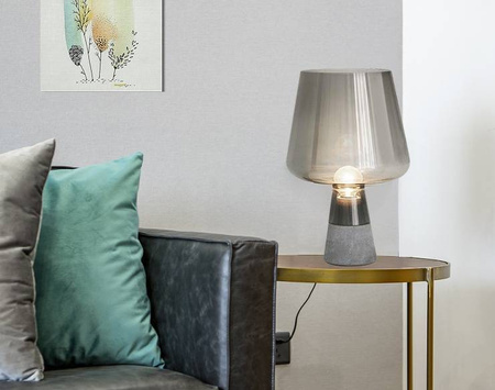 Lampa stołowa Goblet Smoky (ABIGALI-TLS-E27)