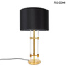 Elegancka lampa stołowa MOXY złota / czarna (MSE1501100401) - Moosee
