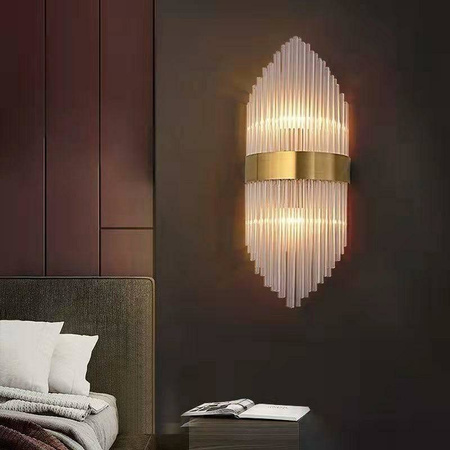 MOOSEE lampa ścienna FLORENS M złota (MSE010400194) - Moosee