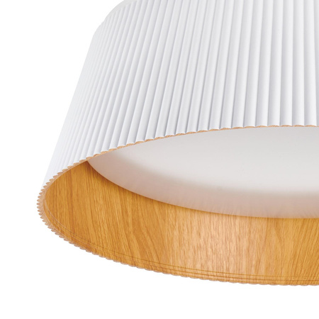 Plafon z efektownym kloszem FRILL LED biały 45 cm (ST-DL6487-C-WH) - Step into Design