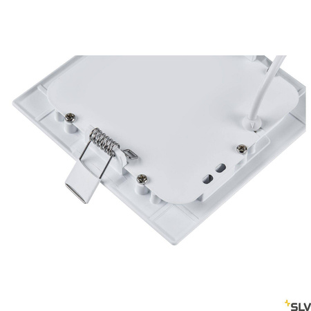 SENSER 12 DL, wewnętrzna oprawa sufitowa wpuszczana LED, prostokątna, biała, 4000 K (1004697) - SLV